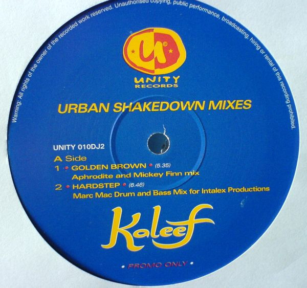 Kaleef - Golden Brown (Urban Shakedown Mixes) (1997)
