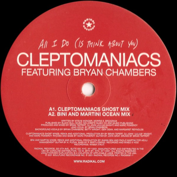Cleptomaniacs - All I Do (2001) - Image 2