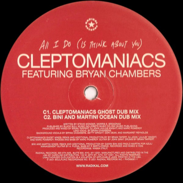 Cleptomaniacs - All I Do (2001) - Image 4