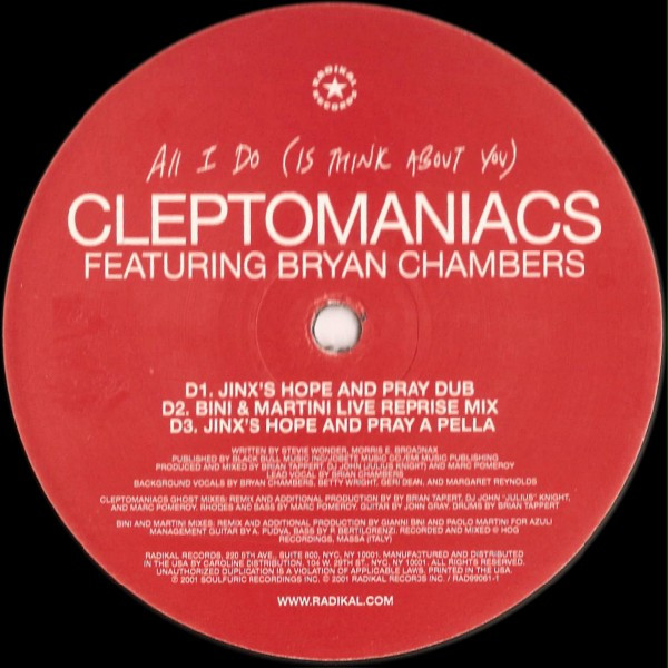 Cleptomaniacs - All I Do (2001) - Image 5