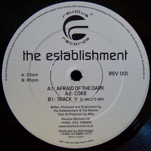 The Establishment - Afraid Of The Dark / Coke / Track II (2001)