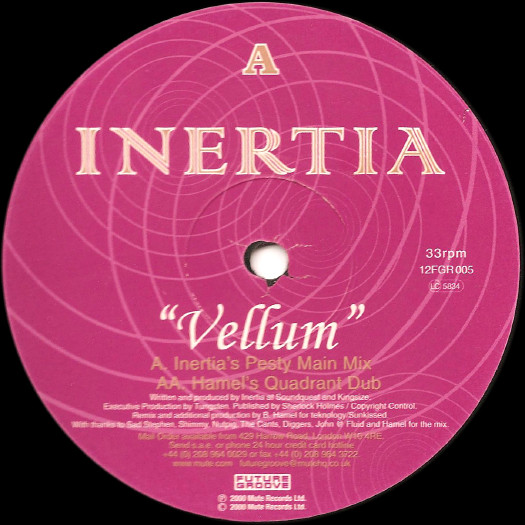 Inertia - Vellum (2000) - Image 2