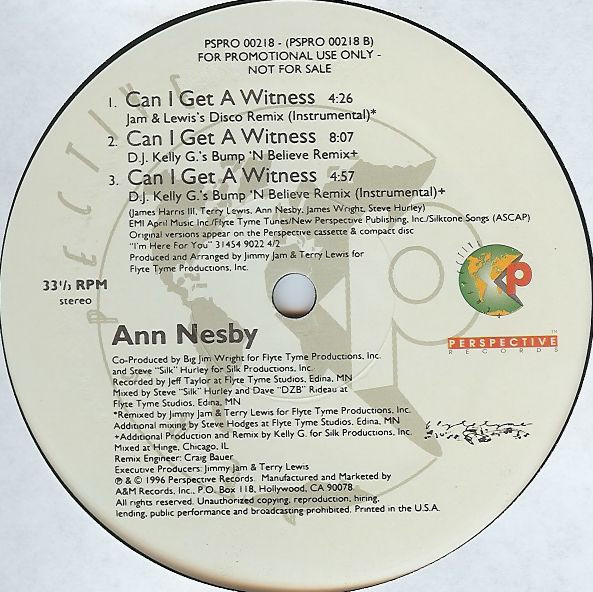 Ann Nesby - Can I Get A Witness (1996) - Image 3