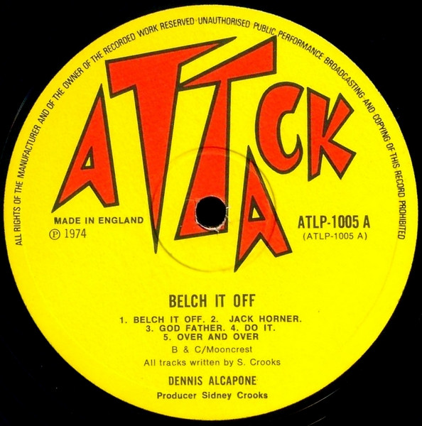Dennis Alcapone - Belch It Off (1974) - Image 2