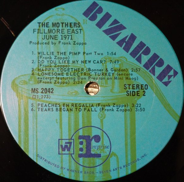 The Mothers - Fillmore East - June 1971 (1971) - Image 5