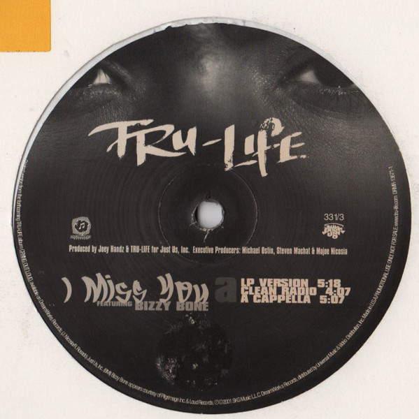 Tru-Life - I Miss You /w We Can't Lose (2001) - Image 2
