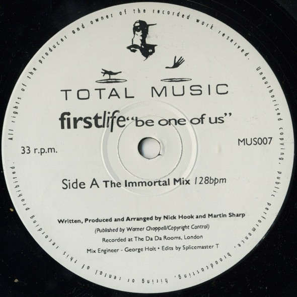 First Life - Be One Of Us (1994)
