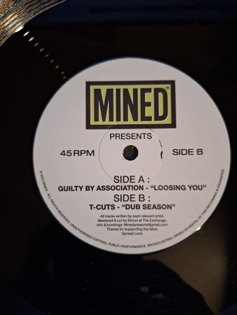 Guilty By Association (4), T-Cuts - Loosing You / Dub Season (2024)