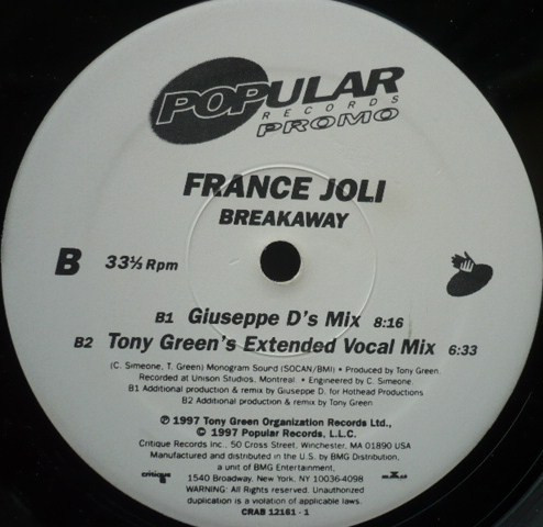 France Joli - Breakaway (1997) - Image 2