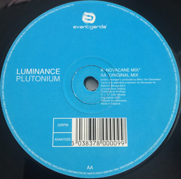 Luminance - Plutonium (2000)