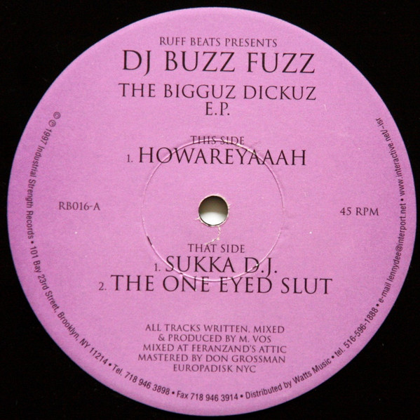 Buzz Fuzz - The Bigguz Dickuz E.P. (1997)