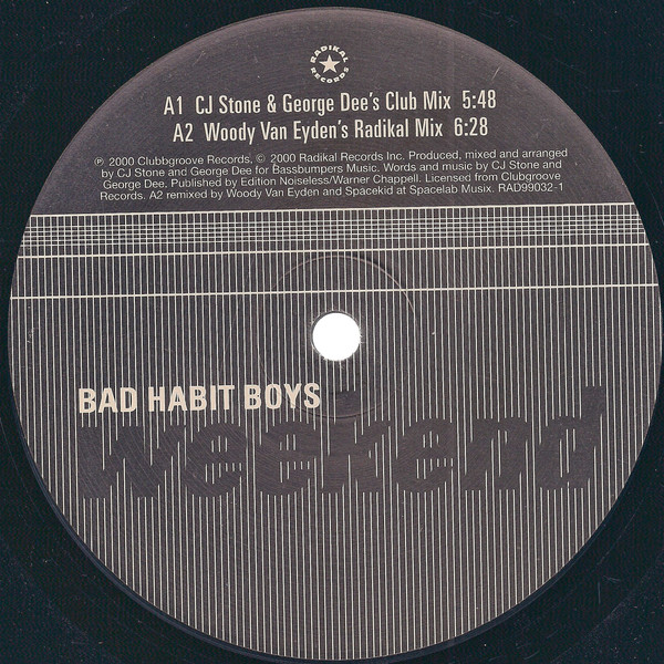 Bad Habit Boys - Weekend (2000) - Image 4