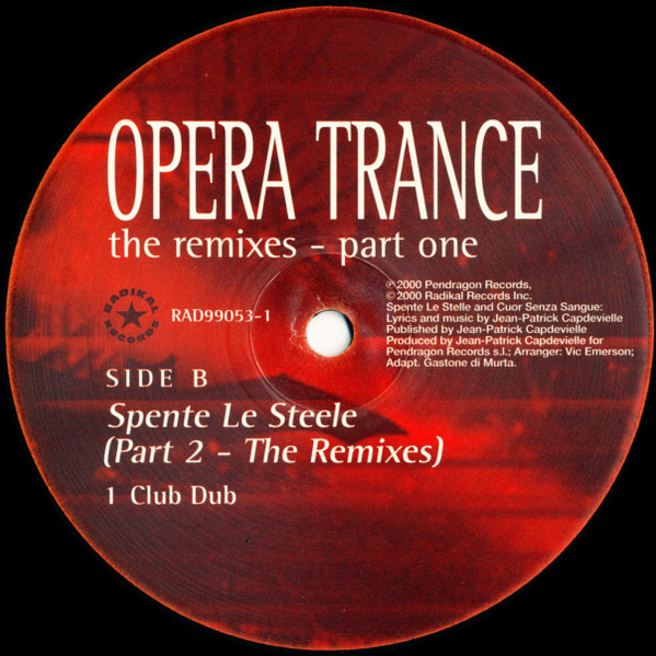 Opera Trance, Emma Shapplin - Spente Le Steele (Part 2 - The Remixes) (2000) - Image 5
