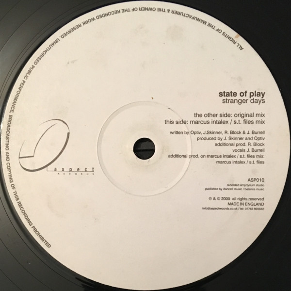 State Of Play - Stranger Days (2000) - Image 4