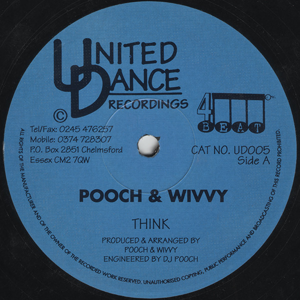 DJ Pooch, Wivvy - Think / Riding Rhythm (1995)