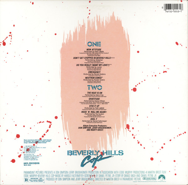 Various - Beverly Hills Cop (Music From The Motion Picture Soundtrack) (1984) - Image 2