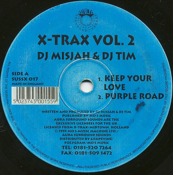 DJ Misjah & DJ Tim - X-Trax Vol. 2 (1995)