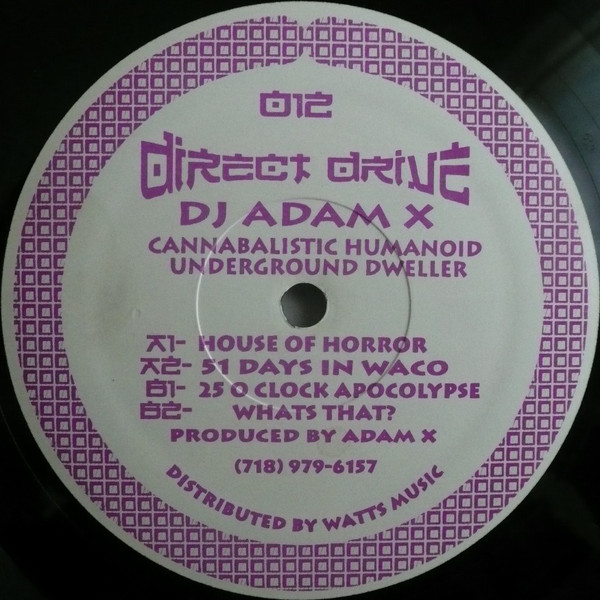 Adam X - Cannabalistic Humanoid Underground Dweller (1993)