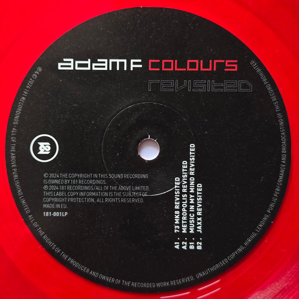 Adam F - Colours Revisited (2025) - Image 5