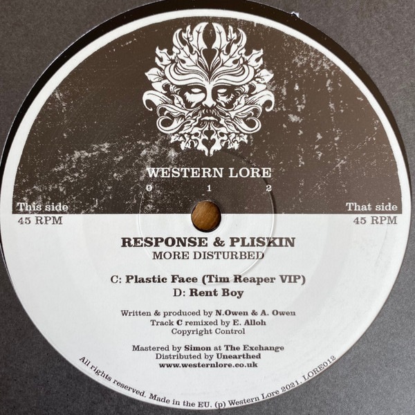 Response, Pliskin - More Disturbed EP (2021) - Image 5