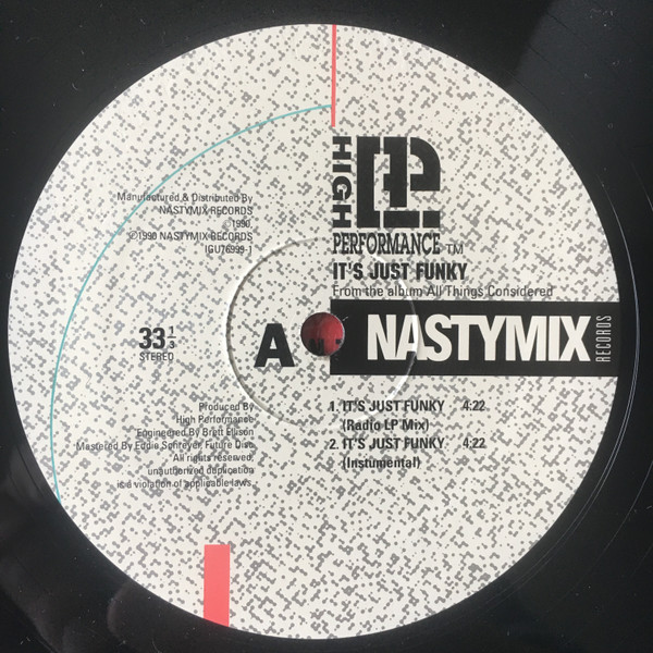 High Performance - It's Just Funky (1990) - Image 3