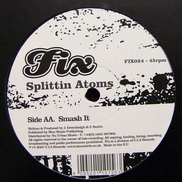 Splittin' Atoms - Bulletproof Monk (Taxman Remix) / Smash It (2007) - Image 2