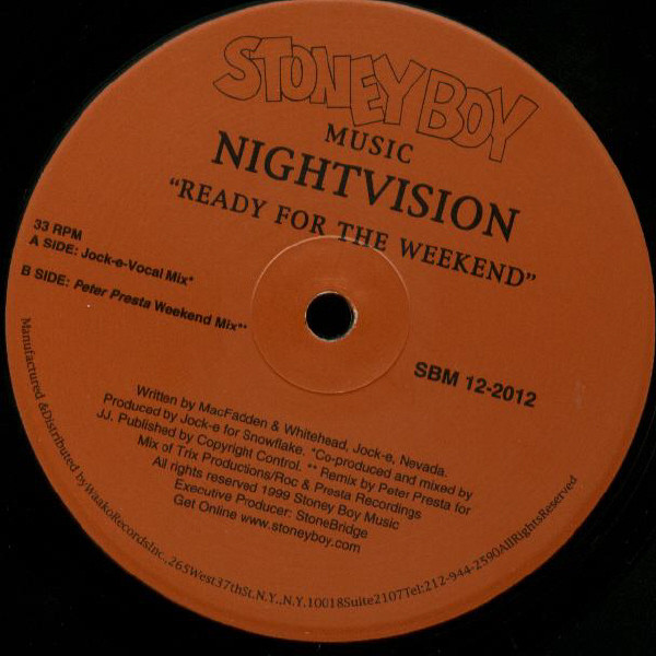 Nightvision - Ready For The Weekend (1999)