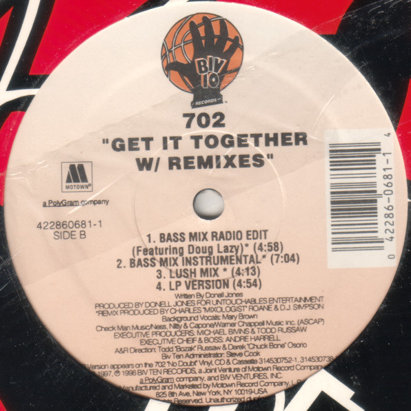 702 - All I Want / Get It Together (W/ Remixes) (1997) - Image 3