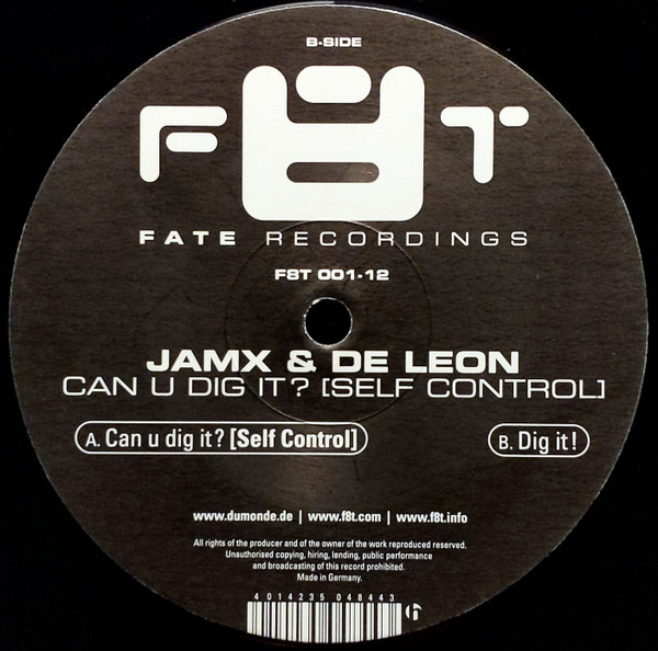 JamX & De Leon - Can U Dig It? (Self Control) (2002) - Image 4