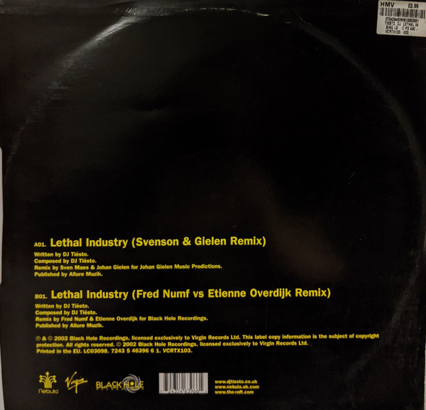 DJ Tiësto - Lethal Industry (2002) - Image 3