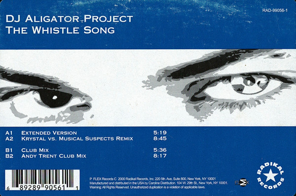 DJ Aligator Project - The Whistle Song (2000) - Image 3
