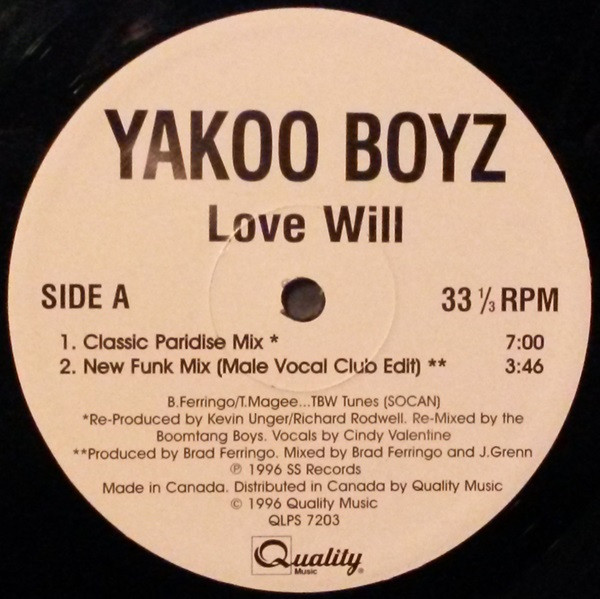 Yakoo Boyz - Love Will (1996)