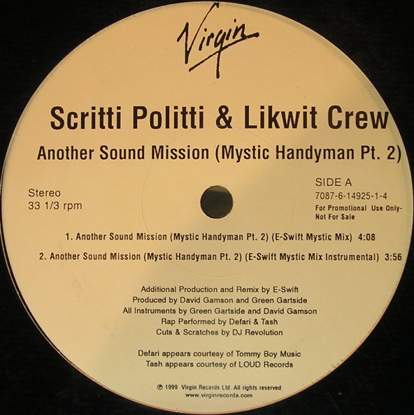Scritti Politti, Likwit Crew - Another Sound Mission (Mystic Handyman Pt 2) (1999)