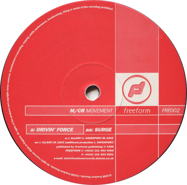 M/CR Movement - Drivin’ Force / Surge (1998)