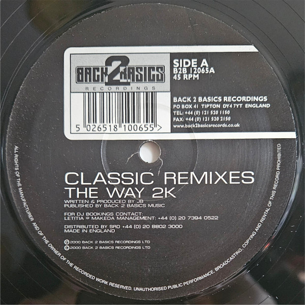JB - Classic Remixes Vol. 1 (2000) - Image 2