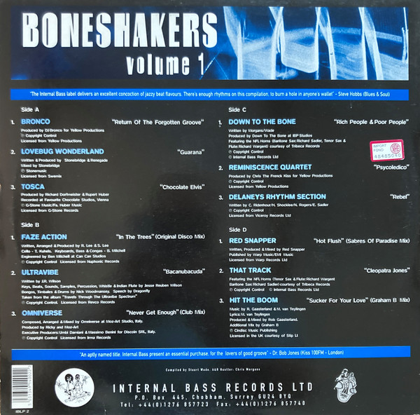 Various - Boneshakers Volume 1 (1996) - Image 2