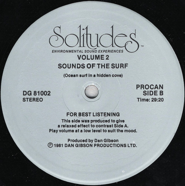 Dan Gibson - Solitudes - Environmental Sound Experiences Volume Two (1981) - Image 4