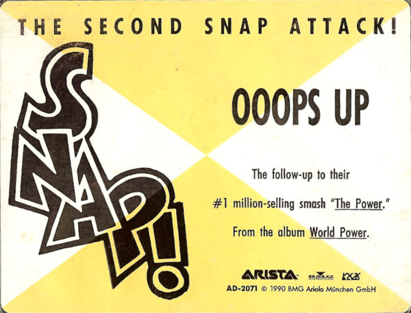 Snap! - Ooops Up (1990) - Image 3