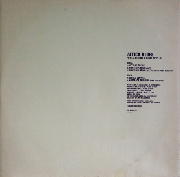 Attica Blues - Vibes, Scribes & Dusty 45's E.P. (1996) - Image 3