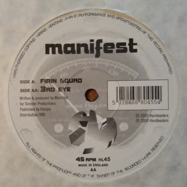Manifest - Firin Squad / 3rd Eye (2000)