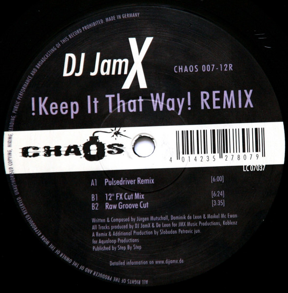 DJ JamX - !Keep It That Way! (Remix) (1999)