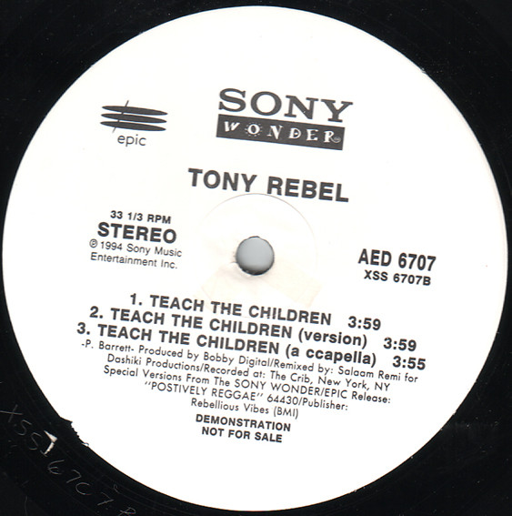 Patra - Free Di Youth / Teach The Children (1994) - Image 2