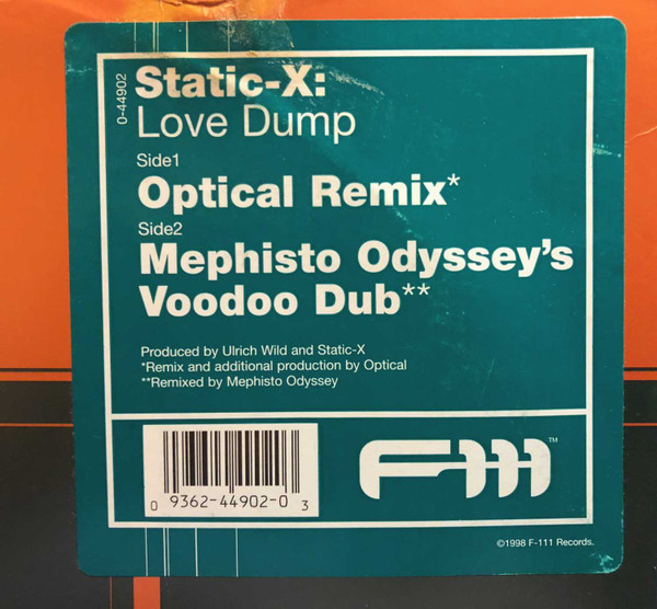 Static-X - Love Dump (2000) - Image 2