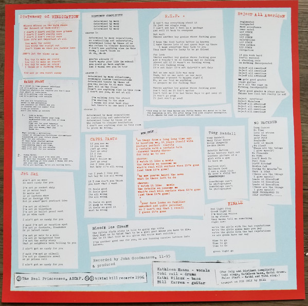 Bikini Kill - Reject All American (2019) - Image 3