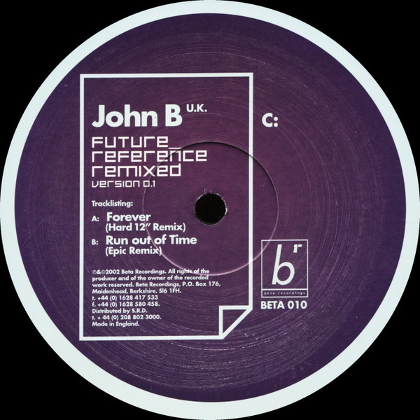 John B - Future Reference Remixed Version 0.1 (2002) - Image 5