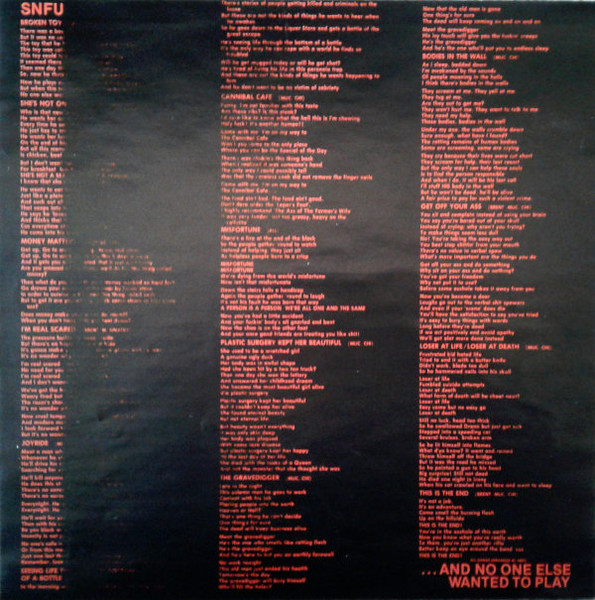 SNFU - ... And No One Else Wanted To Play (1985) - Image 6