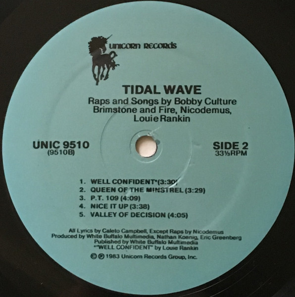 Bobby Culture - Tidal Wave (1983) - Image 4