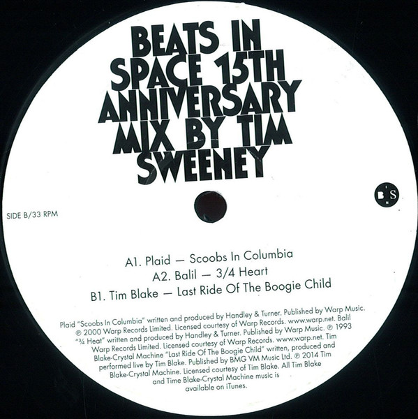 Tim Sweeney - Beats In Space 15th Anniversary Mix (Sampler) (2014) - Image 2
