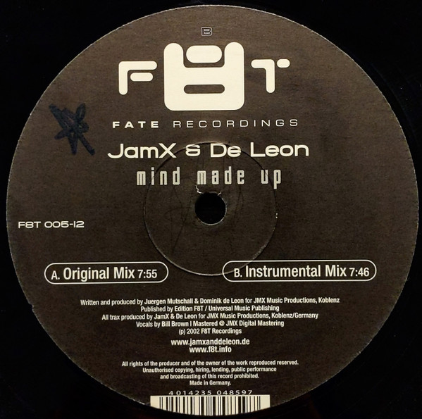 JamX & De Leon - Mind Made Up (2002) - Image 4