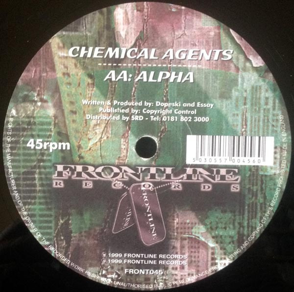 Chemical Agents - Last Hour / Alpha (1999) - Image 2